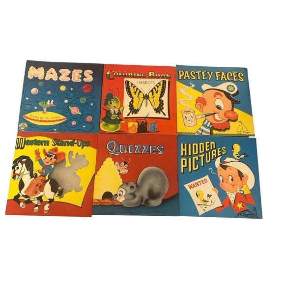 Vintage 1950s Activity Book | Unused  – Mid-Century Kids Ephemera - Picture 3 of 10